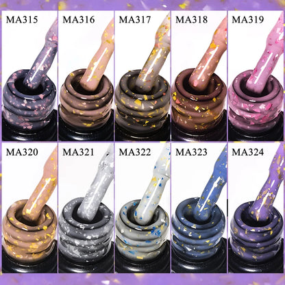 MEET ACROSS 7ml Glitter Gel Nail Polish