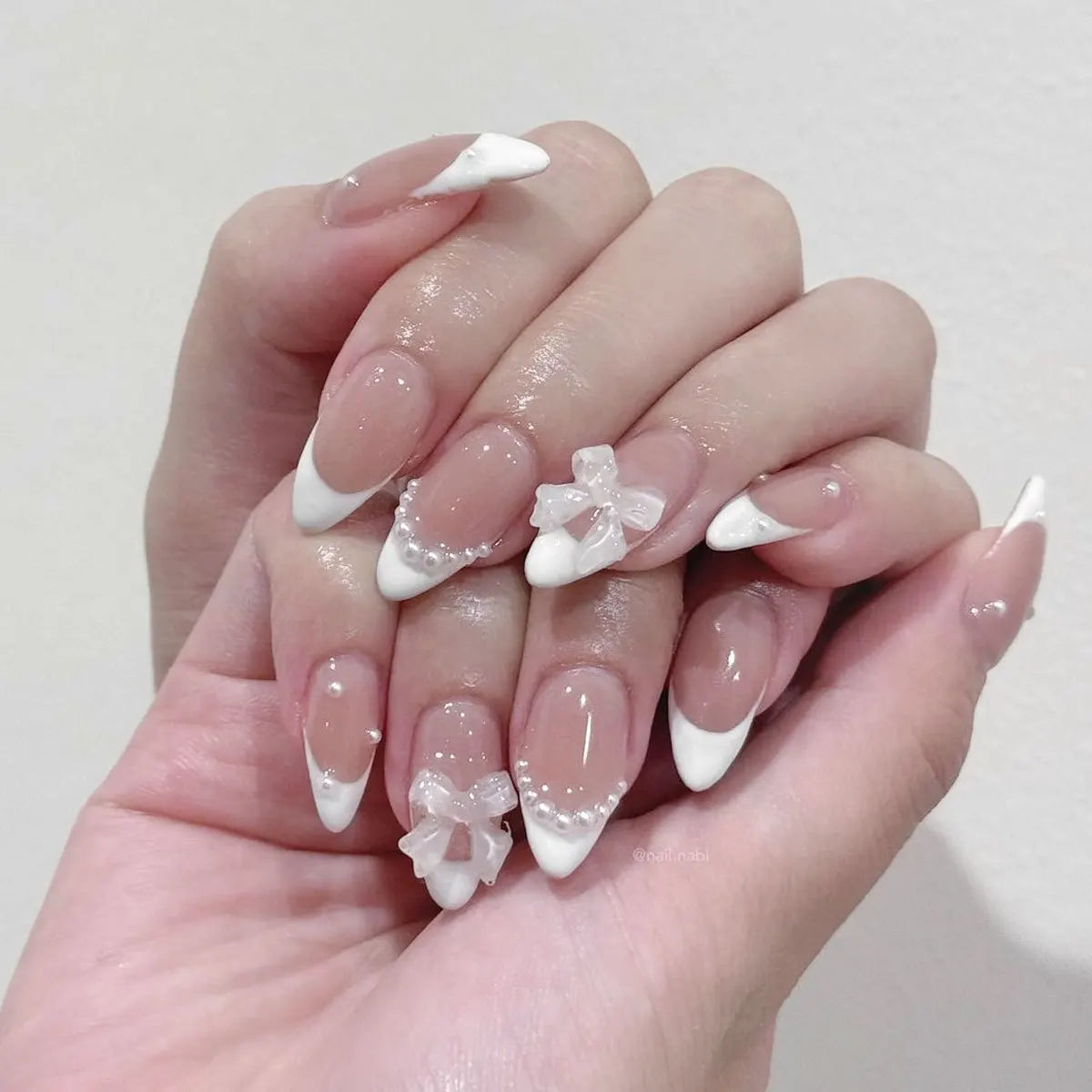 24pcs Bow Themed Press on Nails