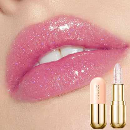 QIBEST Glitter Colour Changing Jelly Lipstick