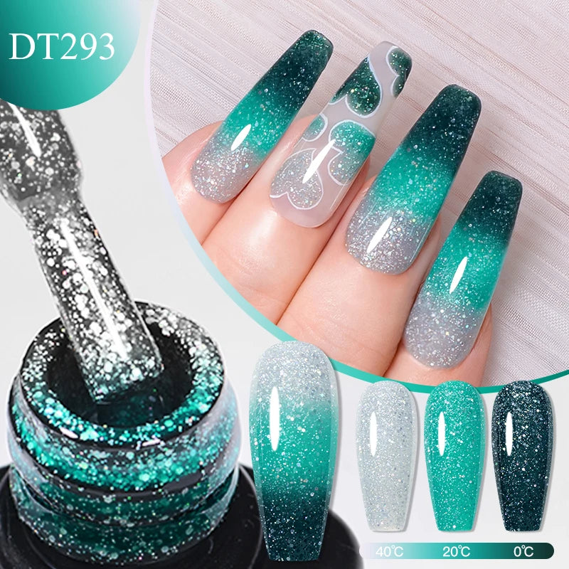 7ml Auroras Spotted Thermal Colour Changing Gel Nail Polish