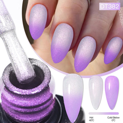7ml Auroras Iridescent Thermal Colour Changing Gel Nail Polish