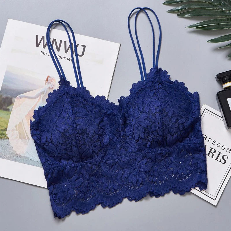 Floral Lace Padded Bralette