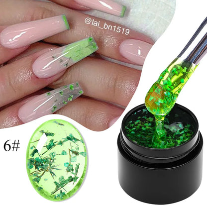MEET ACROSS 5ml Dried Flower Gel Nail Polish