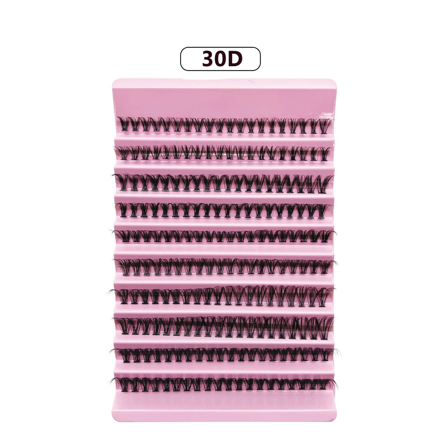 Individual Lashes 30-50D 8-16mm 200pcs Cluster Lashes Natural Look