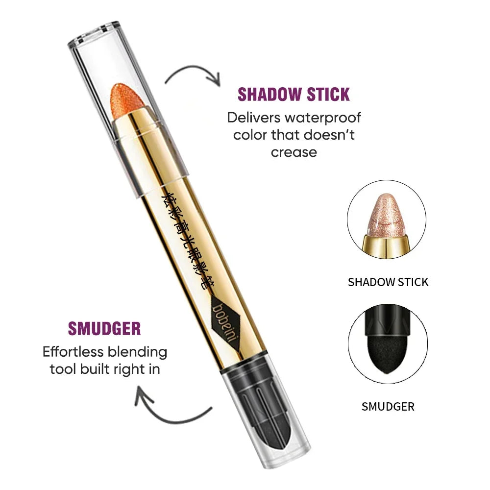 Double-Ended Eyeshadow Stick Waterproof Long Lasting