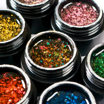 MEET ACROSS 5ml Glitter Sequin Nail Gel