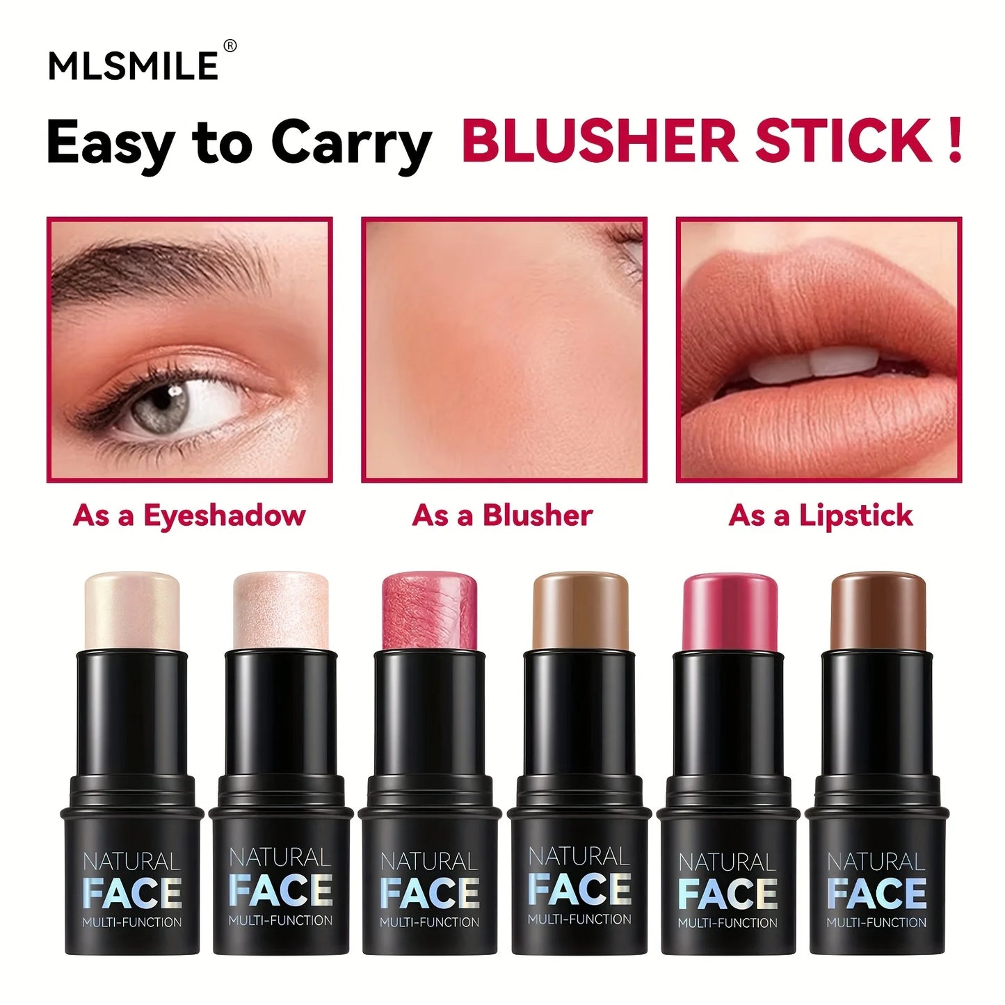 Cream Contour Highlighter Bronzer and Blush Sticks