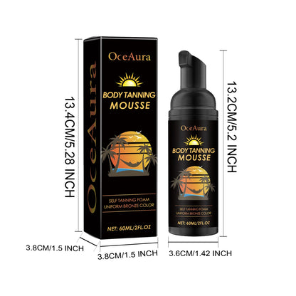 2 pack - Self Tanning Mousse 60ml/120ml