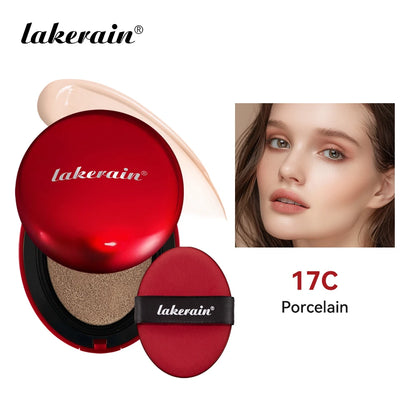 Lakerain Waterproof Light Weight Foundation with Cushion Applicator