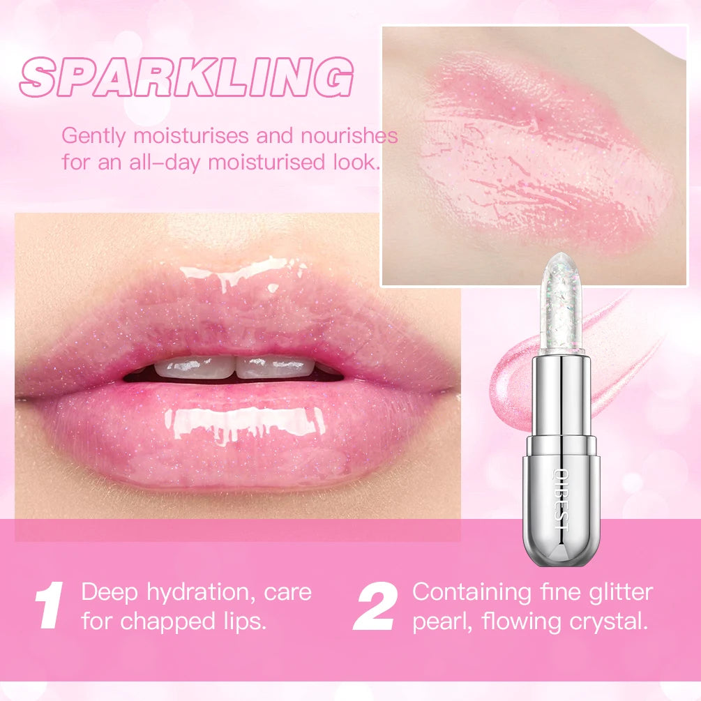 QIBEST Glitter Colour Changing Jelly Lipstick