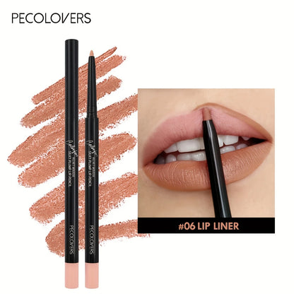 Matte Nude Brown Lip Liner Pencil Waterproof