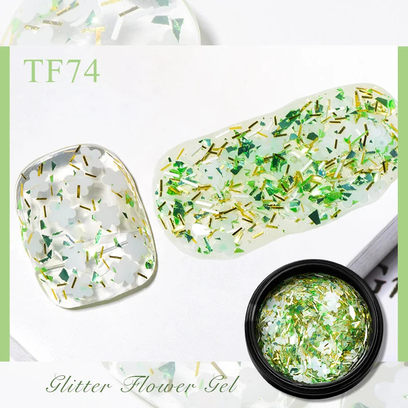 MEET ACROSS 5ml Dried Flower Gel Nail Polish