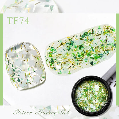 MEET ACROSS 5ml Dried Flower Gel Nail Polish