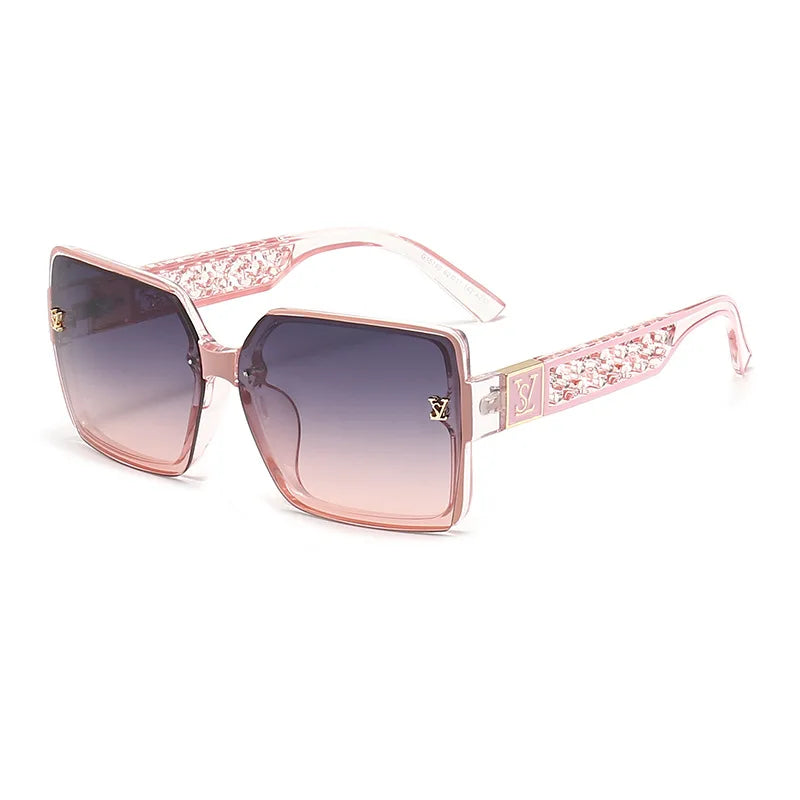 Women's Luxury Glamour Square Sunglasses