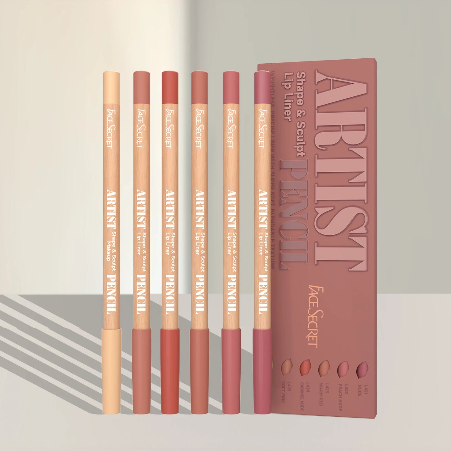Face Secret Lip Liner Pencil Set