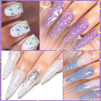 MEET ACROSS 7ml Glitter Gel Nail Polish