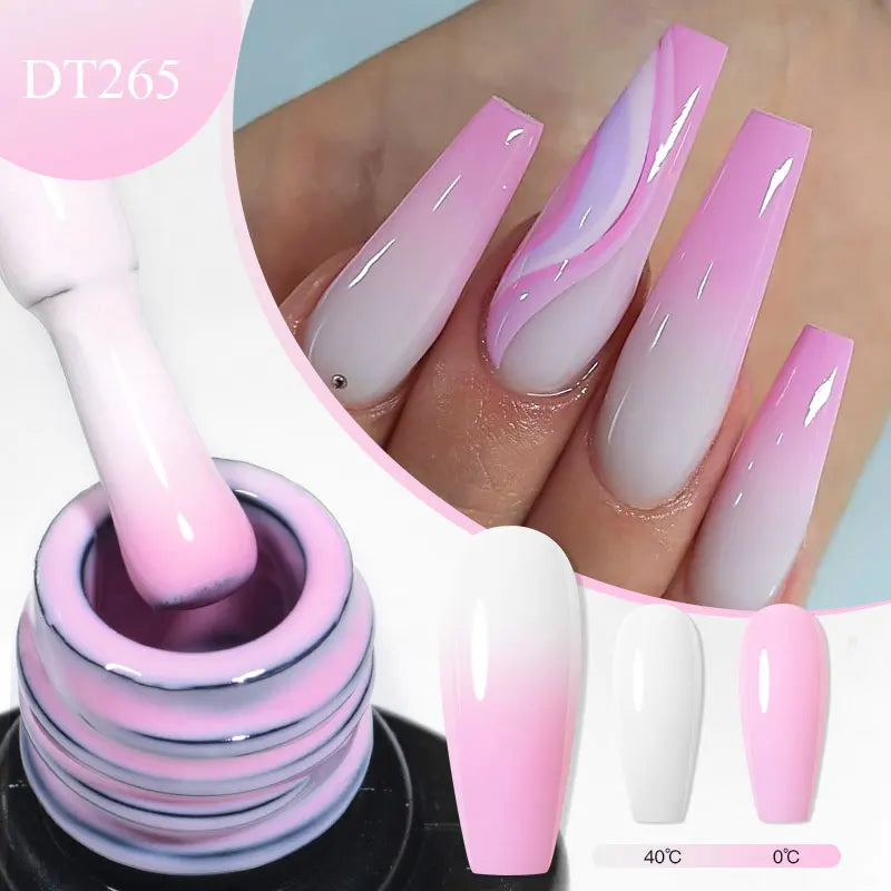 7ml Auroras Glitter Thermal Colour Changing Gel Nail Polish