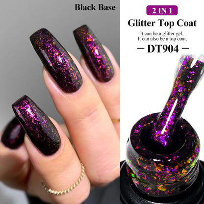 7ml Auroras Iridescent Thermal Colour Changing Gel Nail Polish