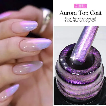 7ml Auroras Iridescent Thermal Colour Changing Gel Nail Polish