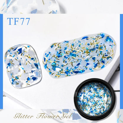 MEET ACROSS 5ml Dried Flower Gel Nail Polish
