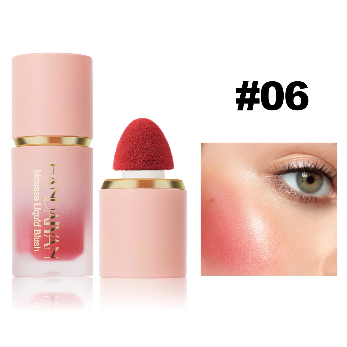HANDAIYAN Matte Liquid Blush Long Lasting Waterproof