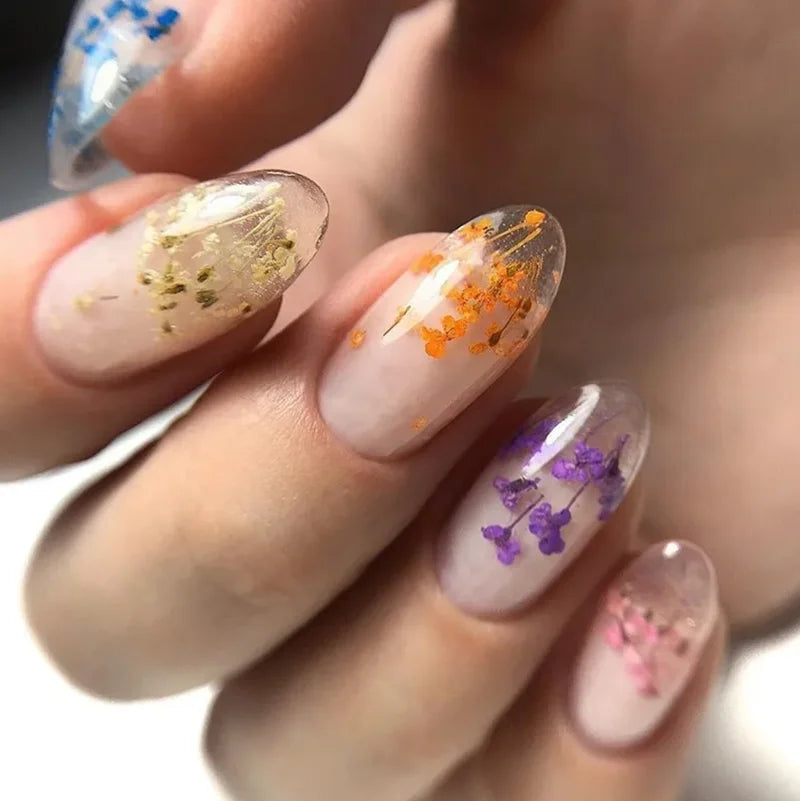 MEET ACROSS 5ml Dried Flower Gel Nail Polish