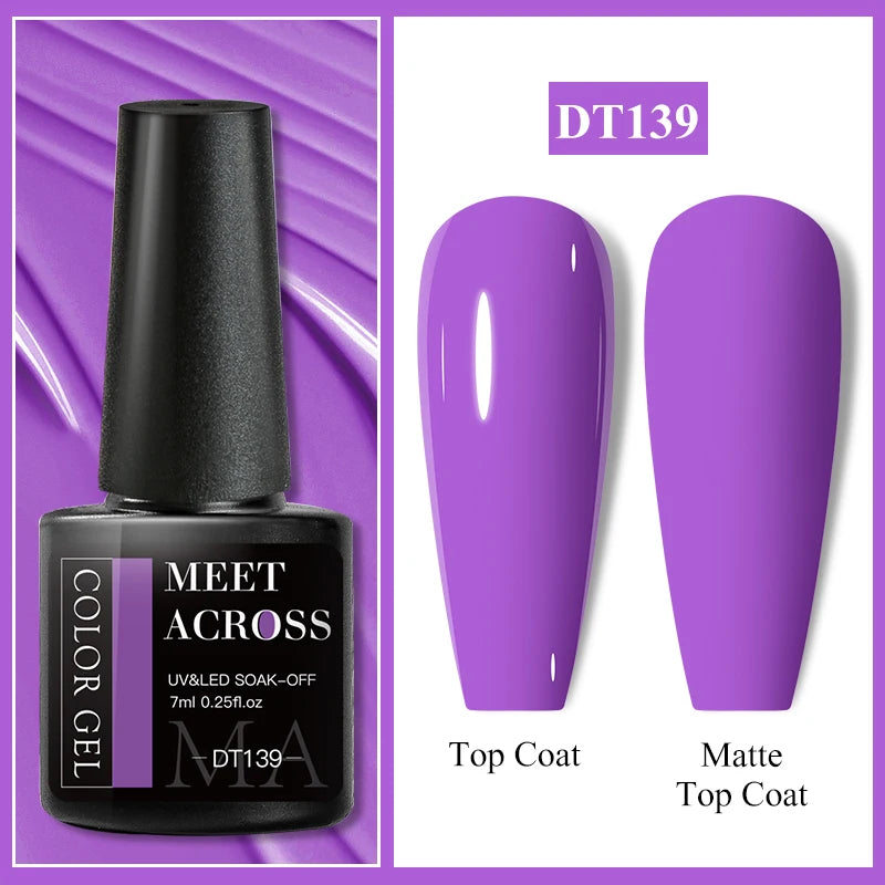 MEET ACROSS 7ml Gel Nail Polish