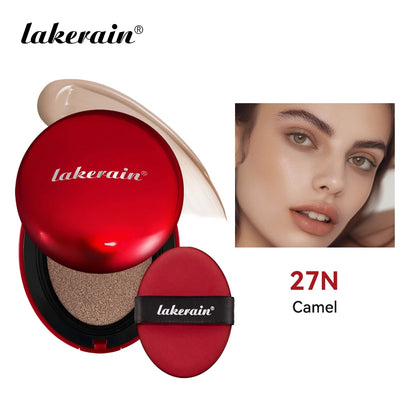 Lakerain Waterproof Light Weight Foundation with Cushion Applicator