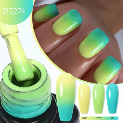 7ml Auroras Iridescent Thermal Colour Changing Gel Nail Polish