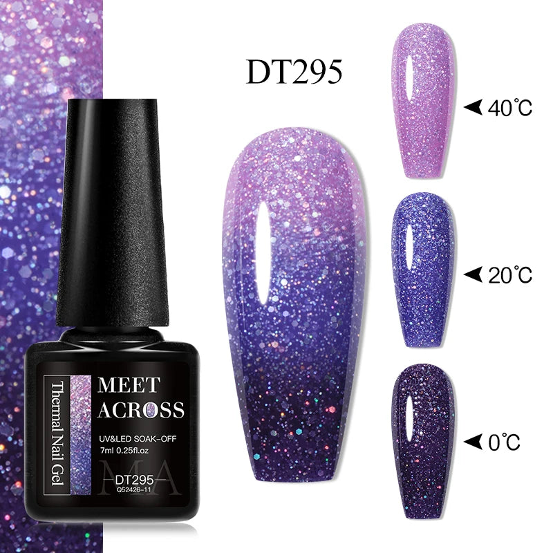 7ml Auroras Thermal Colour Changing Gel Nail Polish