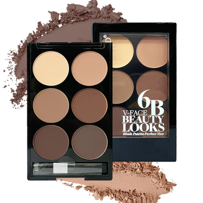 6 Colours Contouring Powder Palette