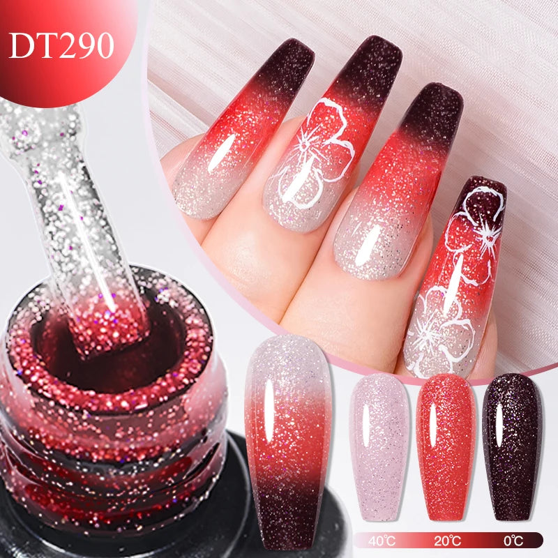 7ml Auroras Iridescent Thermal Colour Changing Gel Nail Polish