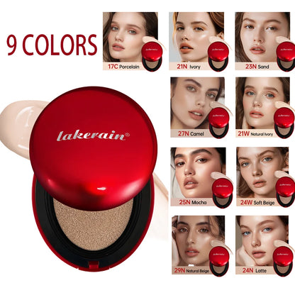 Lakerain Waterproof Light Weight Foundation with Cushion Applicator