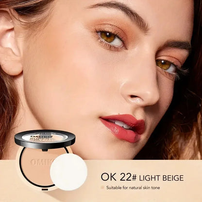 Waterproof Long-lasting Full Coverage Pressed Powder Foundation