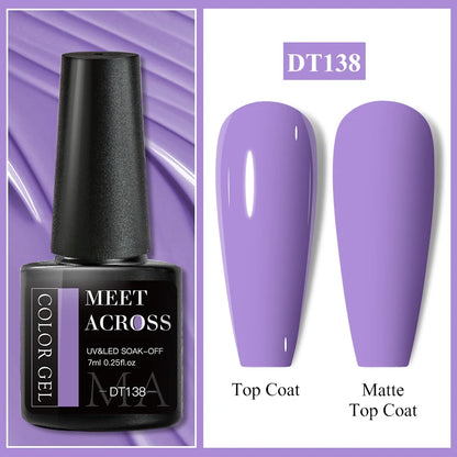 MEET ACROSS 7ml Gel Nail Polish