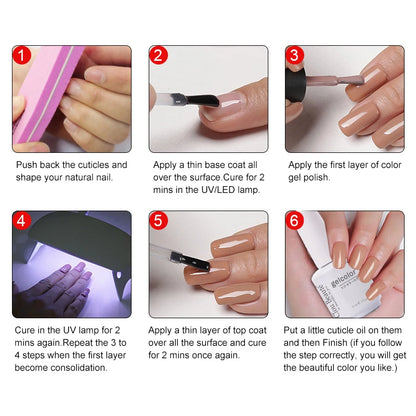 Clou Beaute Gel Nail Polish 8ml