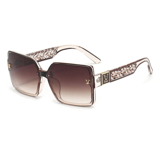 Women's Luxury Glamour Square Sunglasses