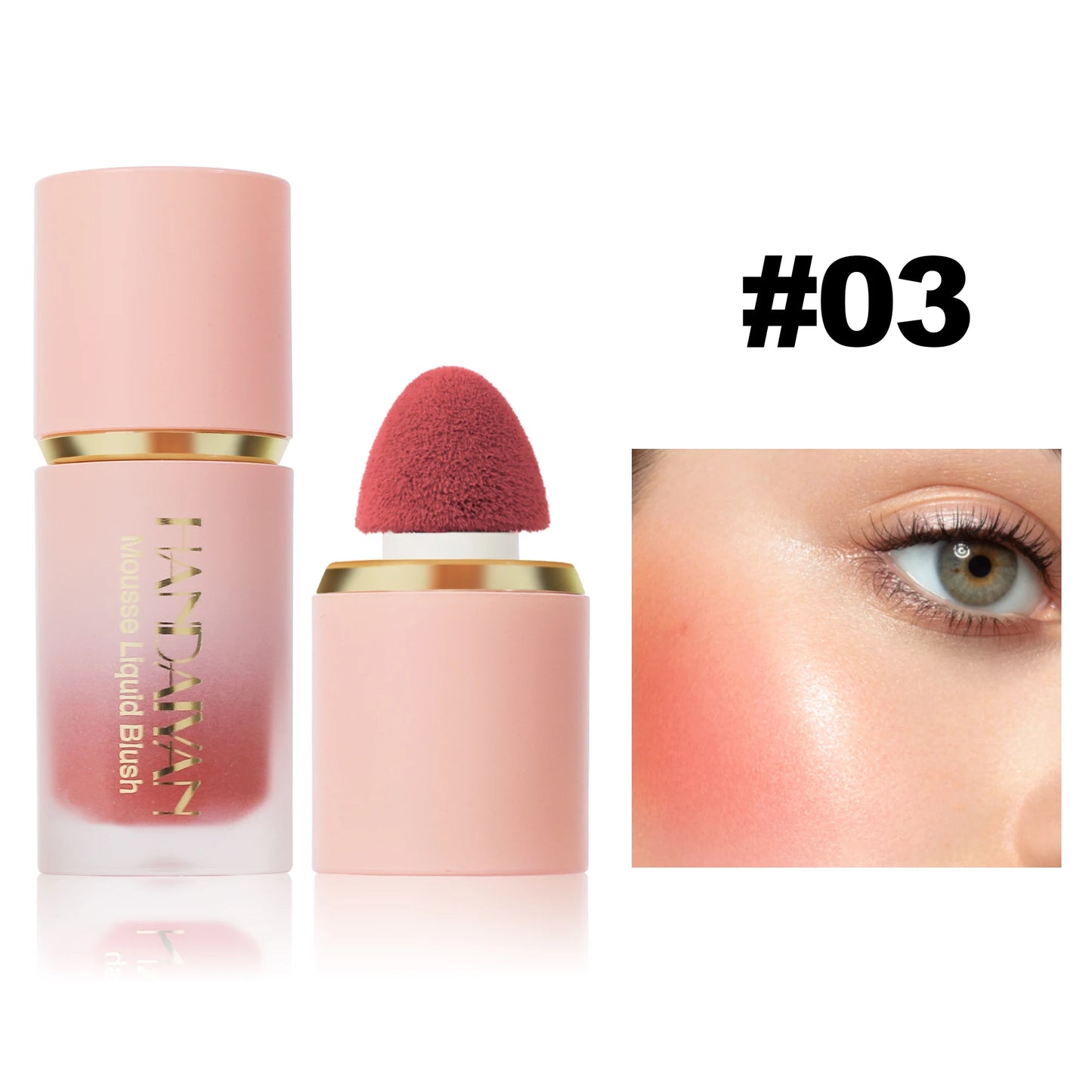 HANDAIYAN Matte Liquid Blush Long Lasting Waterproof