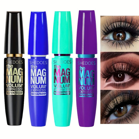 4D Black Mascara Thickening, Lengthening, Curling, Waterproof Liquid Fiber