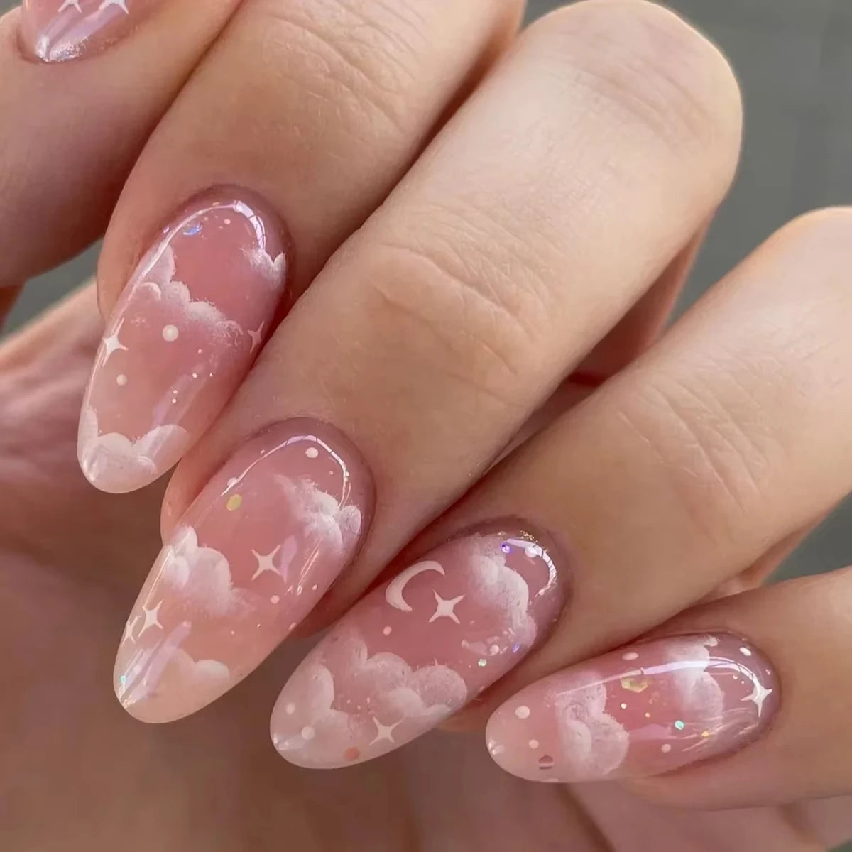 24pcs French Press on Nails