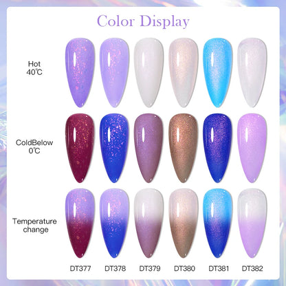 7ml Auroras Spotted Thermal Colour Changing Gel Nail Polish
