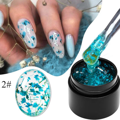 MEET ACROSS 5ml Dried Flower Gel Nail Polish