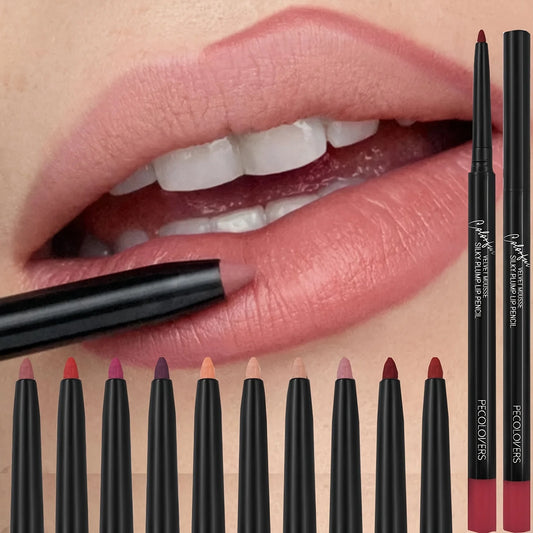 Matte Nude Brown Lip Liner Pencil Waterproof